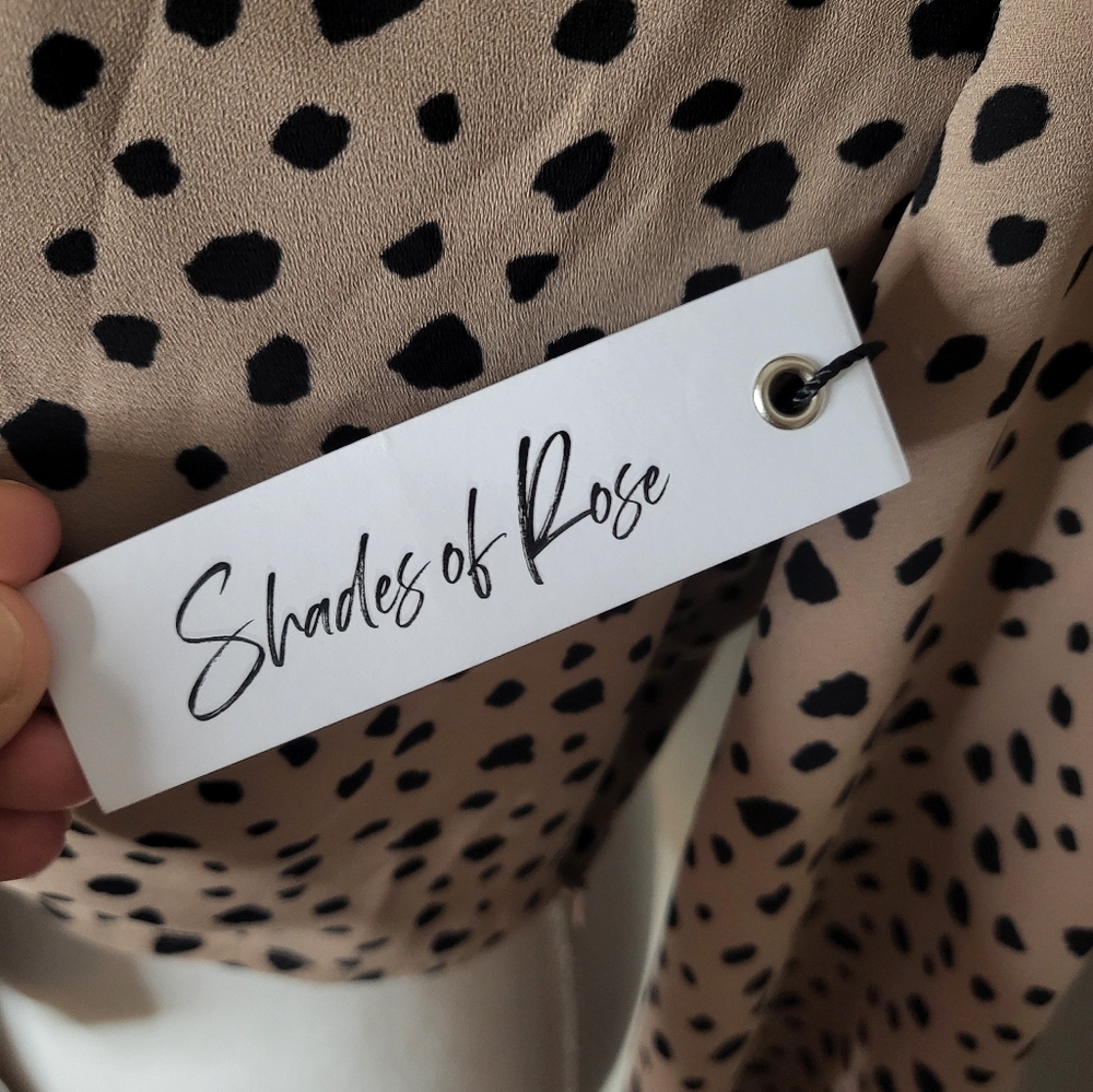 SHADES OF ROSE Leopard blouse Medium - Picture 4 of 5
